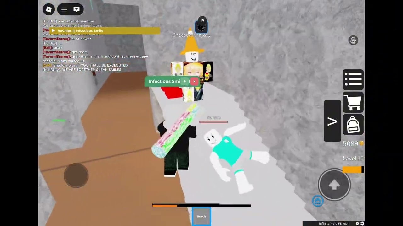 Op infectious smile script