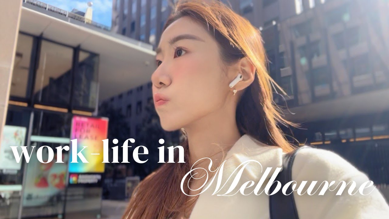 work-life in Australia 🚃 🍂 | first week of work in a new city, analyst in melbourne