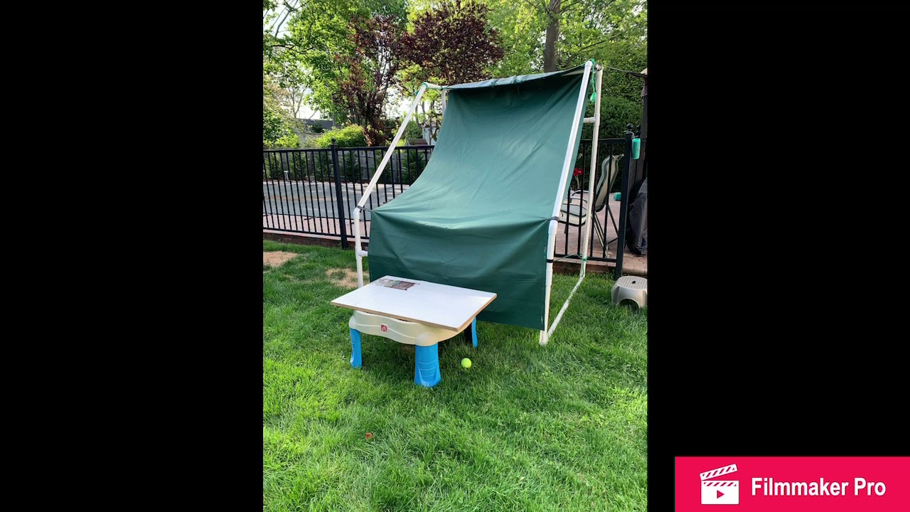 Build a tennis rebounder ( aka tennis contraption) with less than100 dollars?
