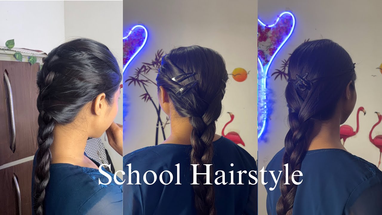 Hair Style for Girls | Simple & Easy School Hairstyle