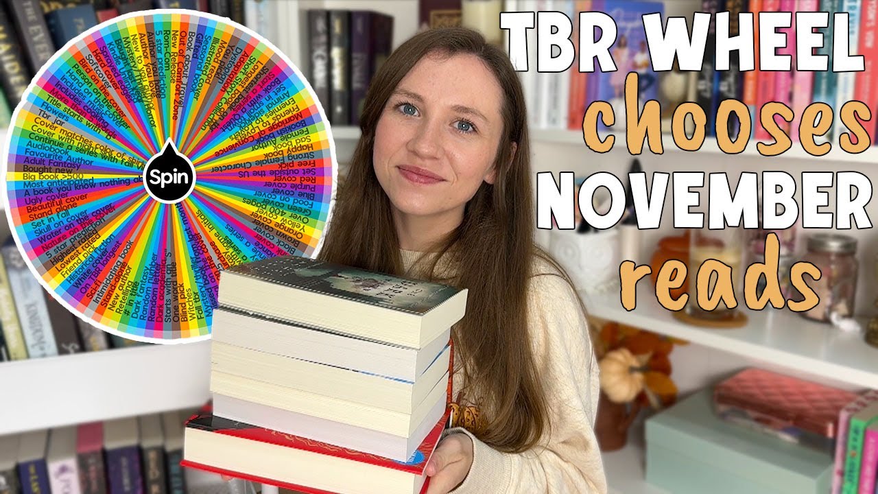 TBR wheel chooses november reads 🍂📚 *november tbr 2025*