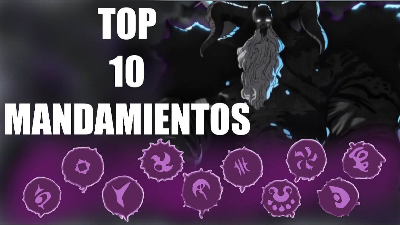 TOP Mejores Maldiciones de los 10 Mandamientos/Nanatsu no Taizai