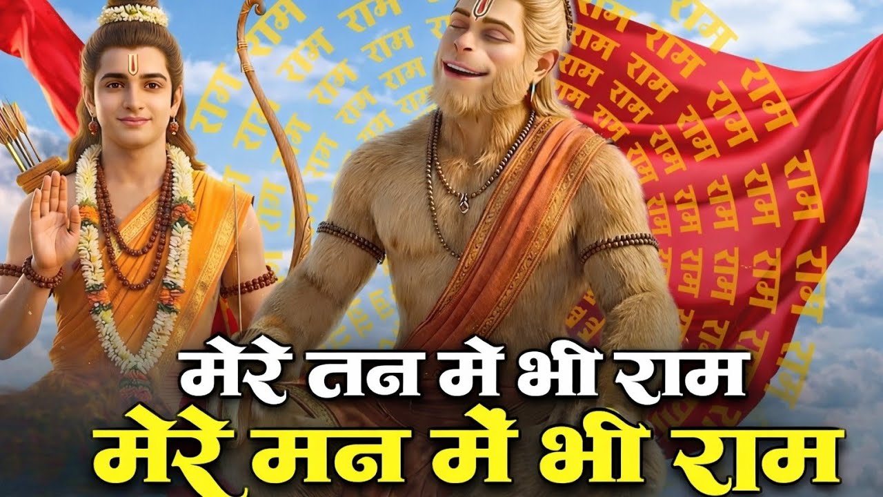 Ram Dhun मेरे तन में भी राम मेरे मन में भी राम | Ram Naam Jap | Powerful Ram Bhajan