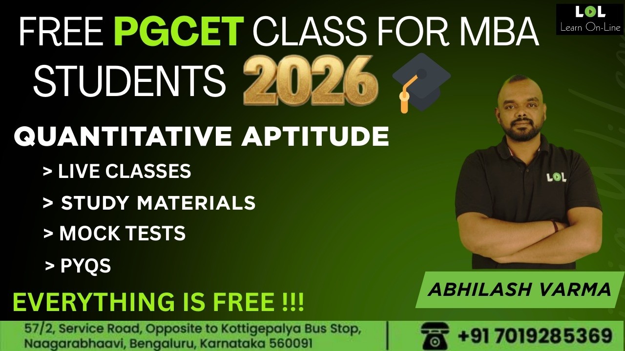 PGCET Speed Maths - 1 | ಕನ್ನಡದಲ್ಲಿ | Learn Online