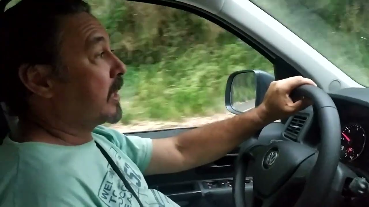 Camino a la.Playa de Santa Catarina Brasil. BR 282