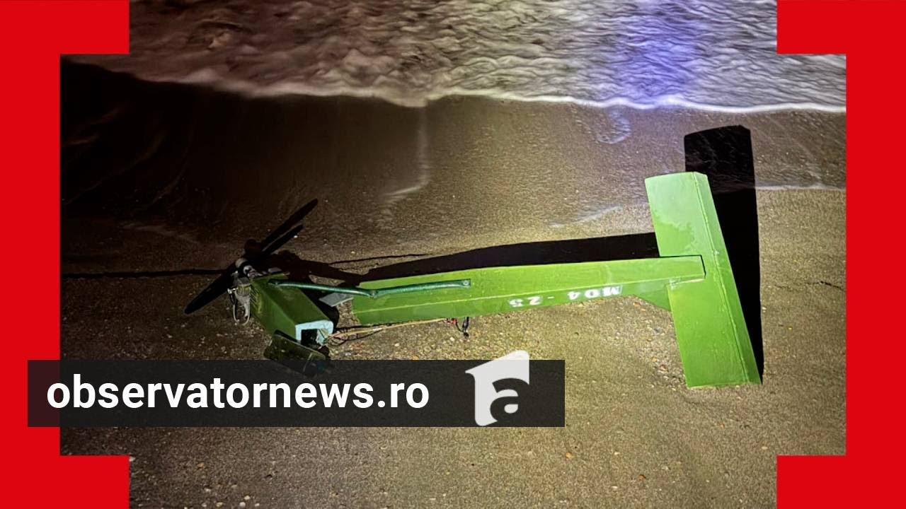 Resturi de dronă, găsite pe o plajă din Mamaia. Specialiştii încearcă acum să-i afle traseul