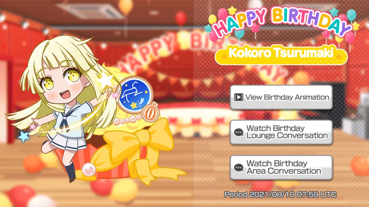 Kokoro's Birthday Interactions 2021 | Garupa (EN)