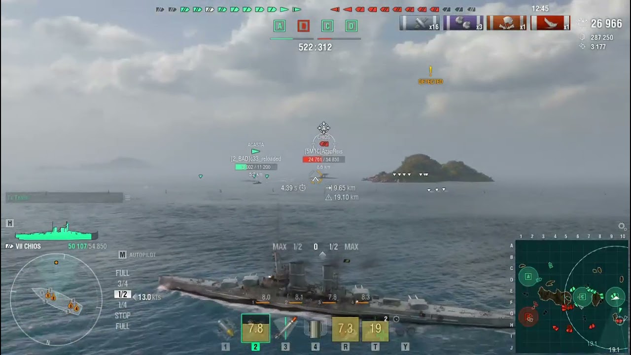 Chios spreads panic to enemies