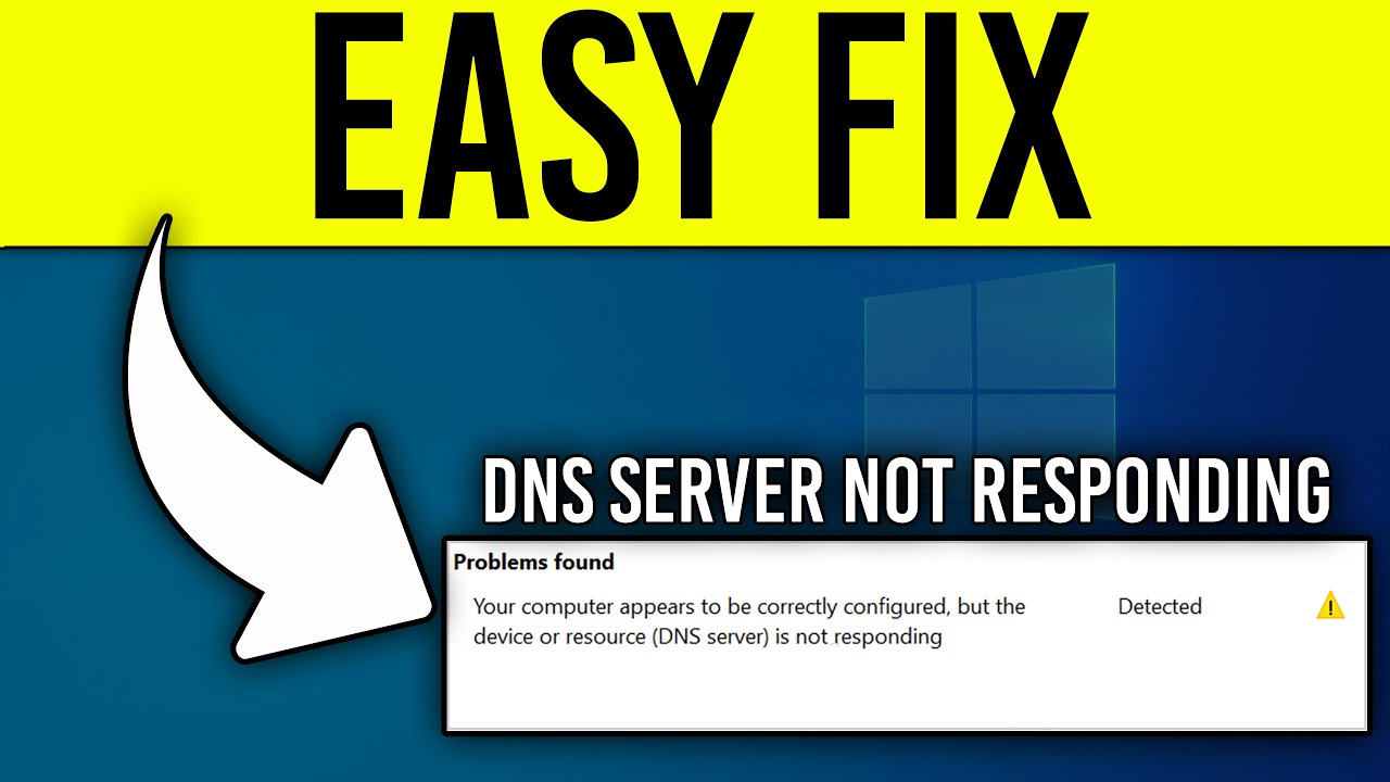 DNS-сервер не отвечает в Windows (легкое решение) | Windows 10/11