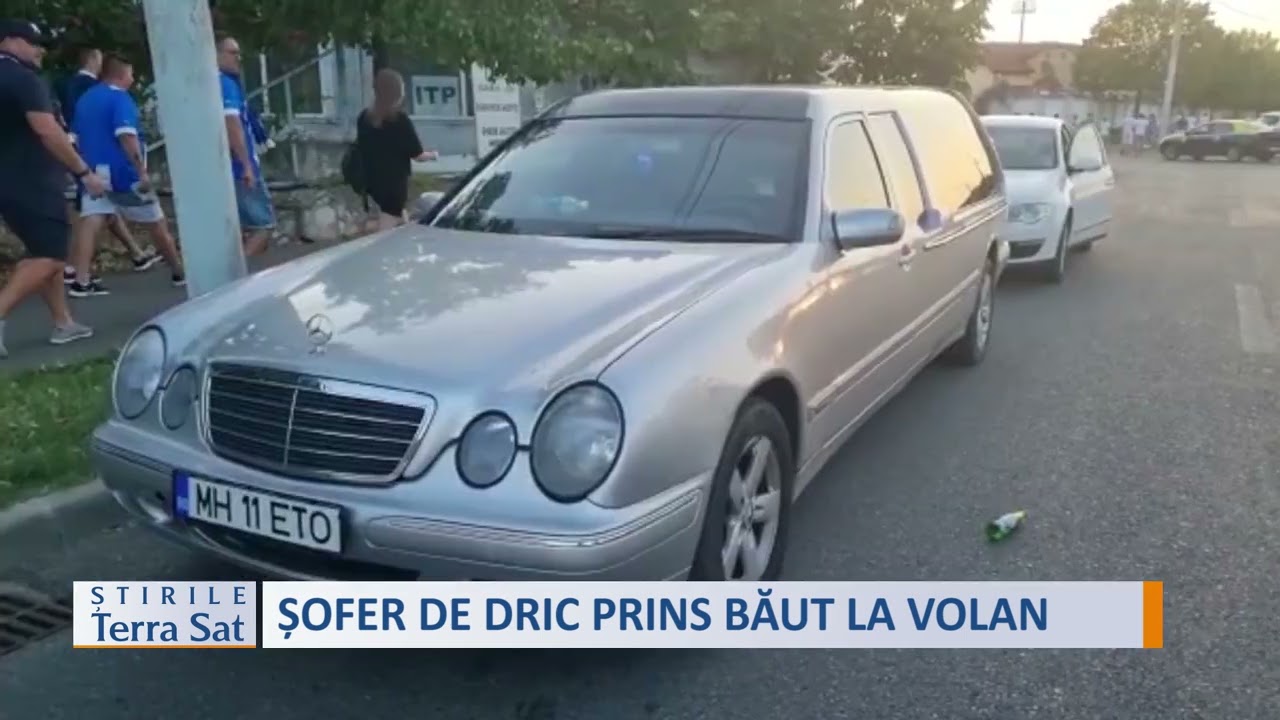 ȘOFER DE DRIC PRINS BĂUT LA VOLAN