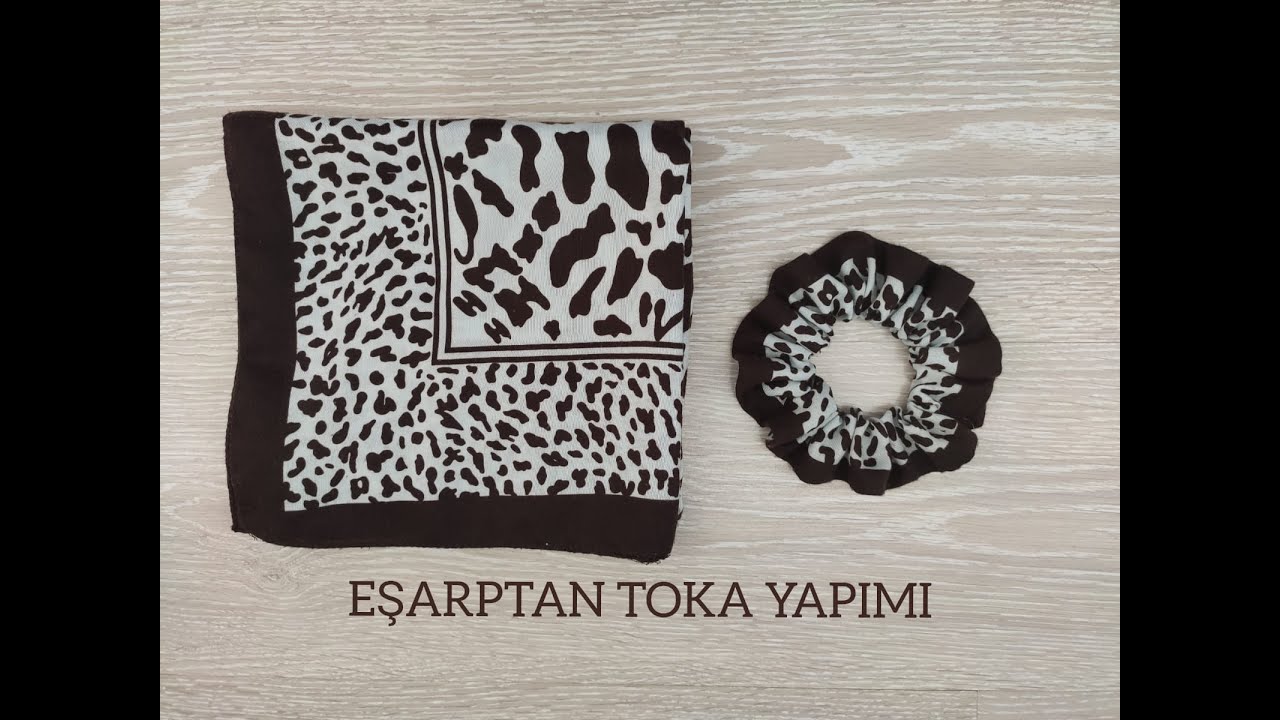 EŞARPTAN KOLAY TOKA YAPIMI / DIY SCRUNCHIES