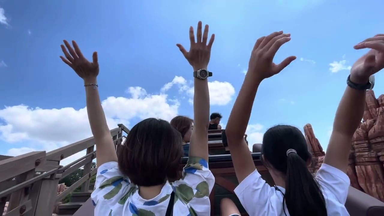 2025東京迪士尼 巨雷山 第一視角#disney #東京迪士尼