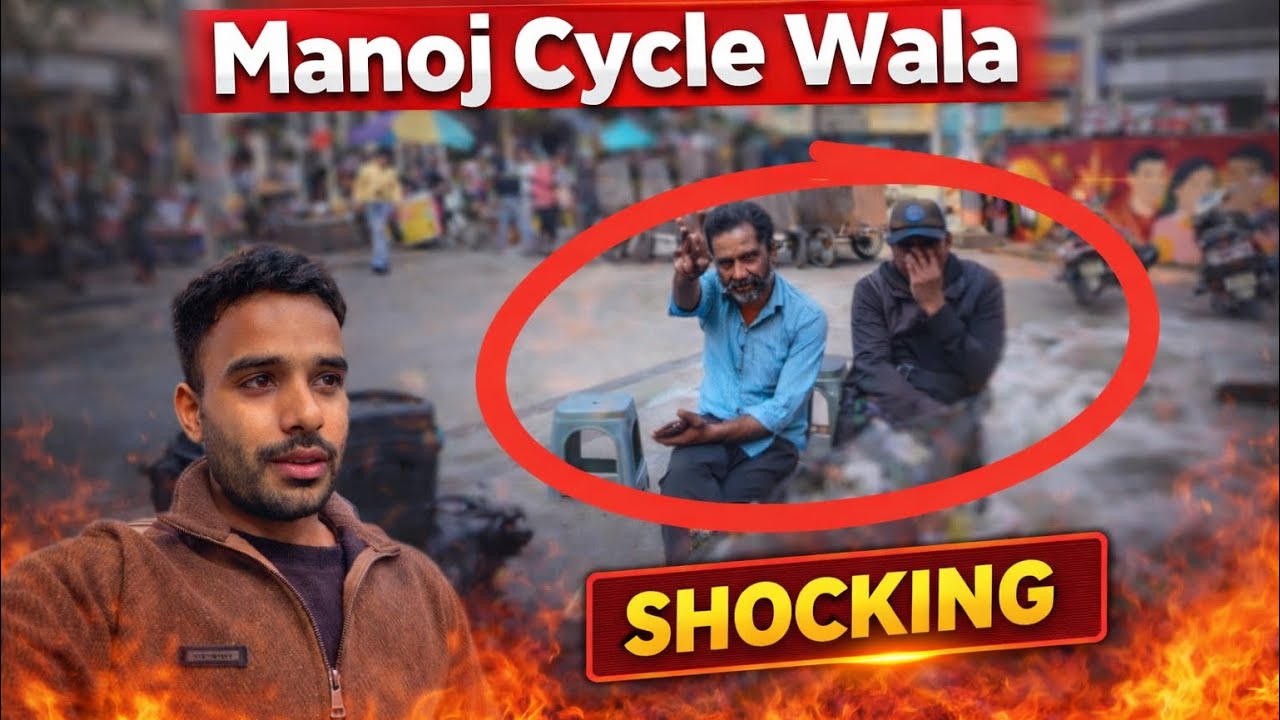  I Met Manoj Cycle Wala&hellip; The Truth Shocked Me 😳
