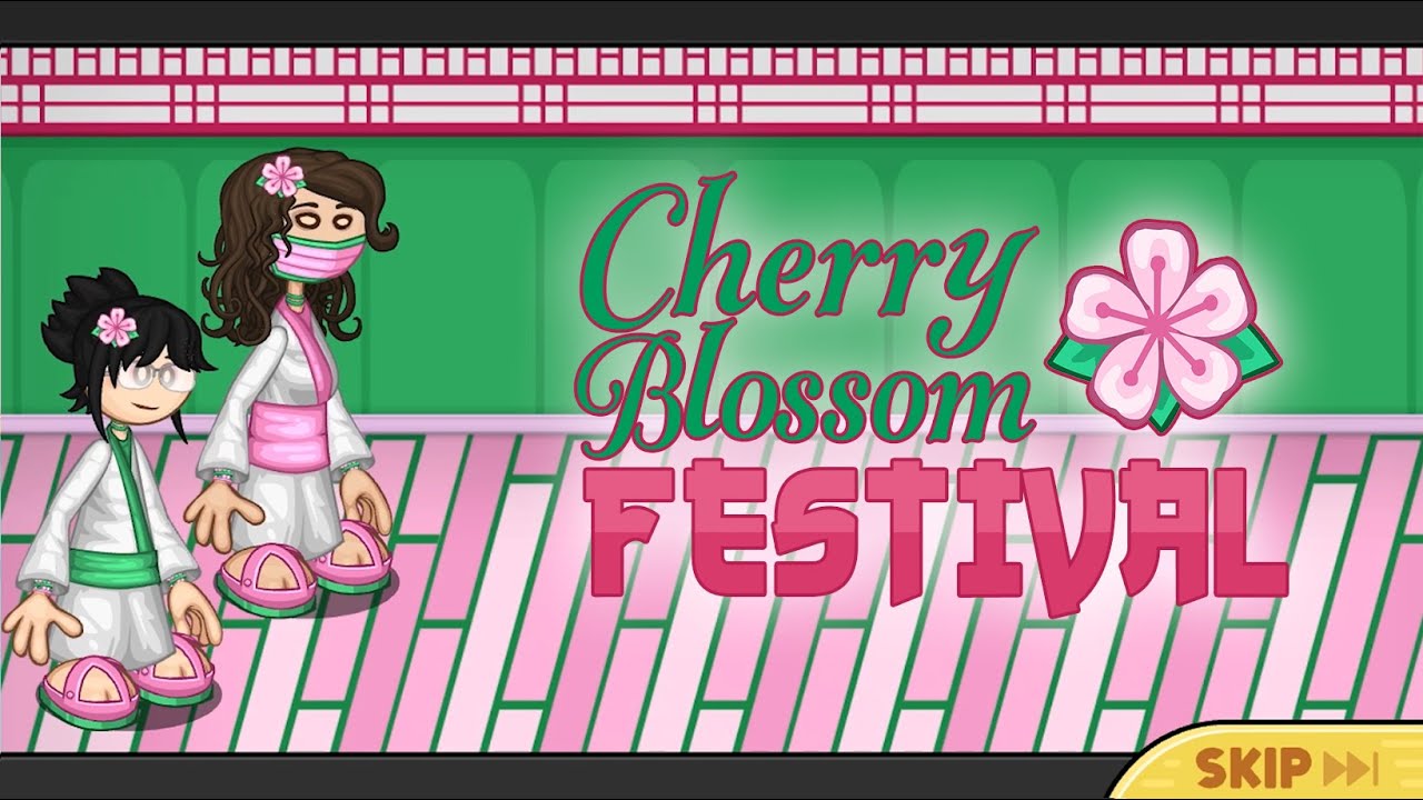 Papa's Paleteria To Go! - Cherry Blossom Festival 🌸 (Day 106-113)