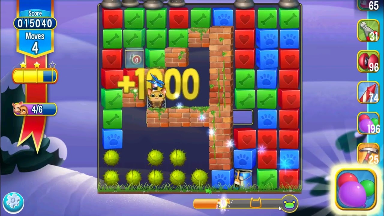 Pet Rescue Saga Level 5996 - NO BOOSTERS | SKILLGAMING ✔️