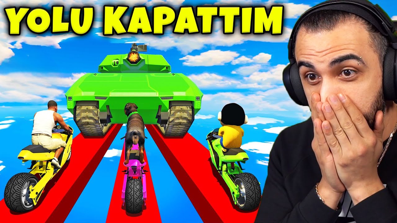 TANKARLA YOLU KAPATTIK! EKİP ALT + F4 ATTI! GTA V PLAYLIST | Barış Can