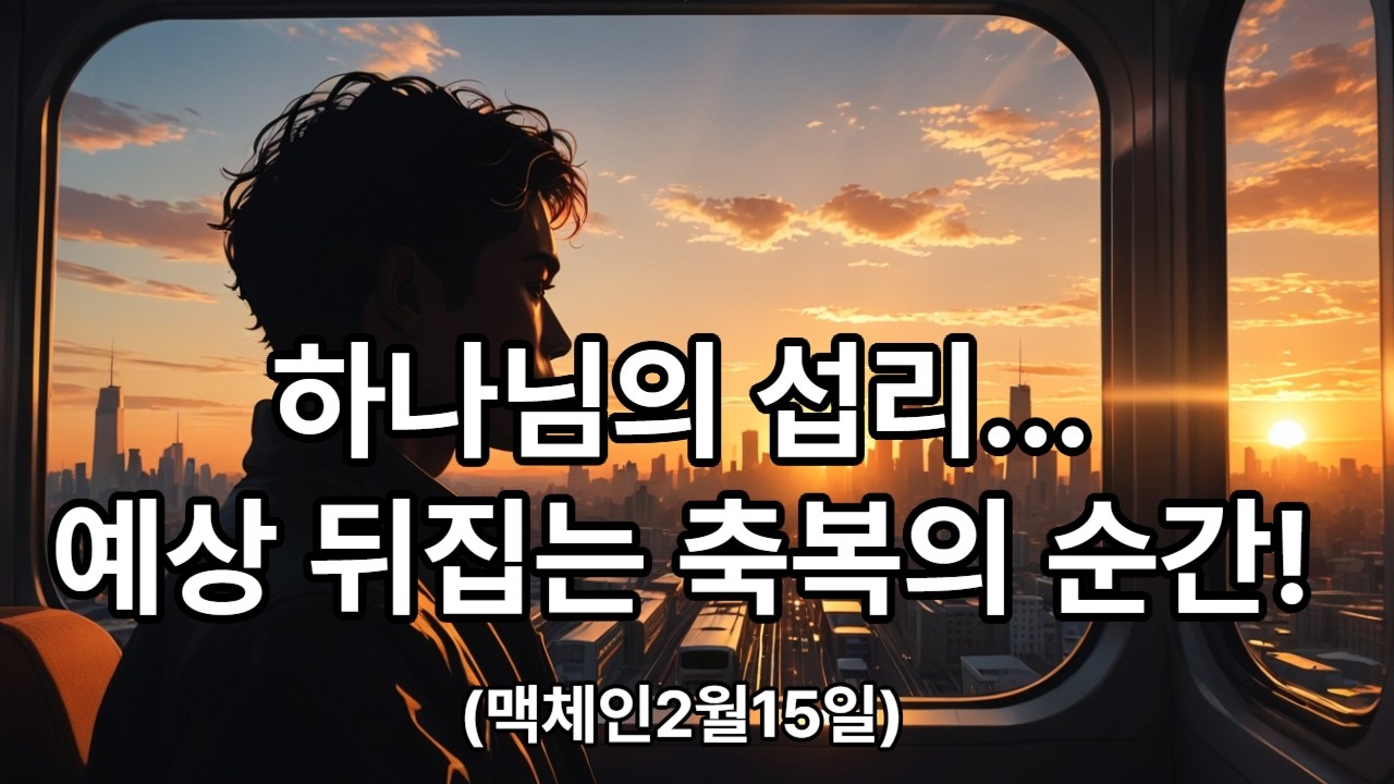 뒤집고,살리시며 우리안에 오신 하나님