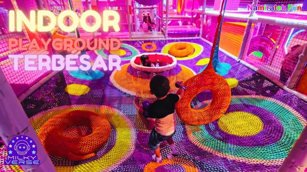 WOW!!! Playground Dalam Ruangan TERBESAR di Dunia 😱 Anak-Anak Bakal Betah Main di Sini!!!
