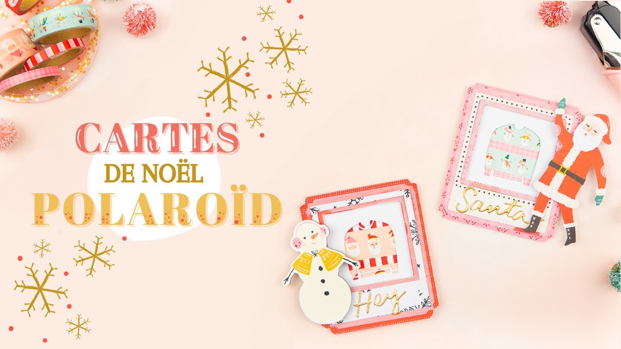 🎅🏼 CARTES DE NO&Euml;L FACILES ET RAPIDES