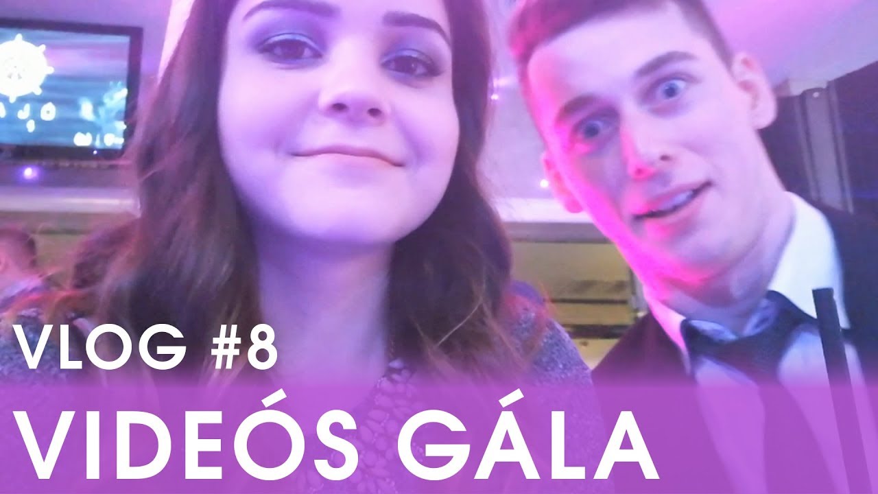 VLOG#8 | VIDEÓS GÁLA 2017 - A legnagyobb Youtuber buli! | Plaura
