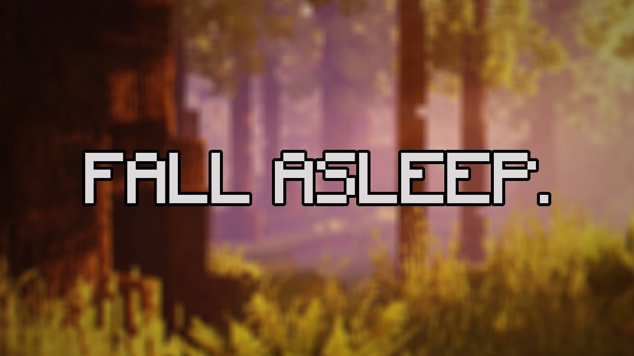 I’m chopping wood for an hour so you can fall asleep