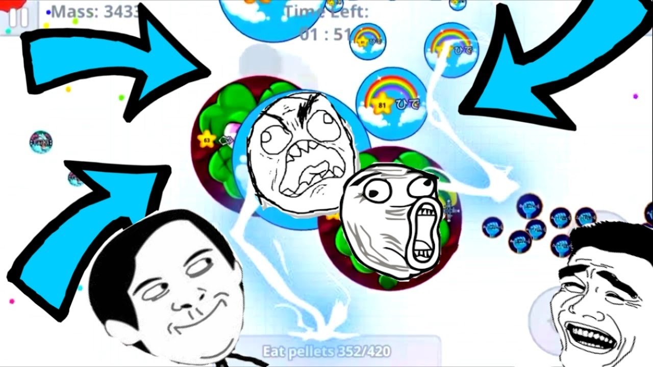 Agar.io Guest Video by Aska Gamer - Radical Rush Mode!