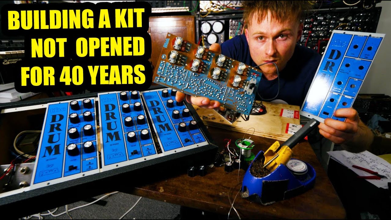BUILDING NEW OLD STOCK ELECTRONIC KITS - PAIA 5700 DRUM Synthesizer