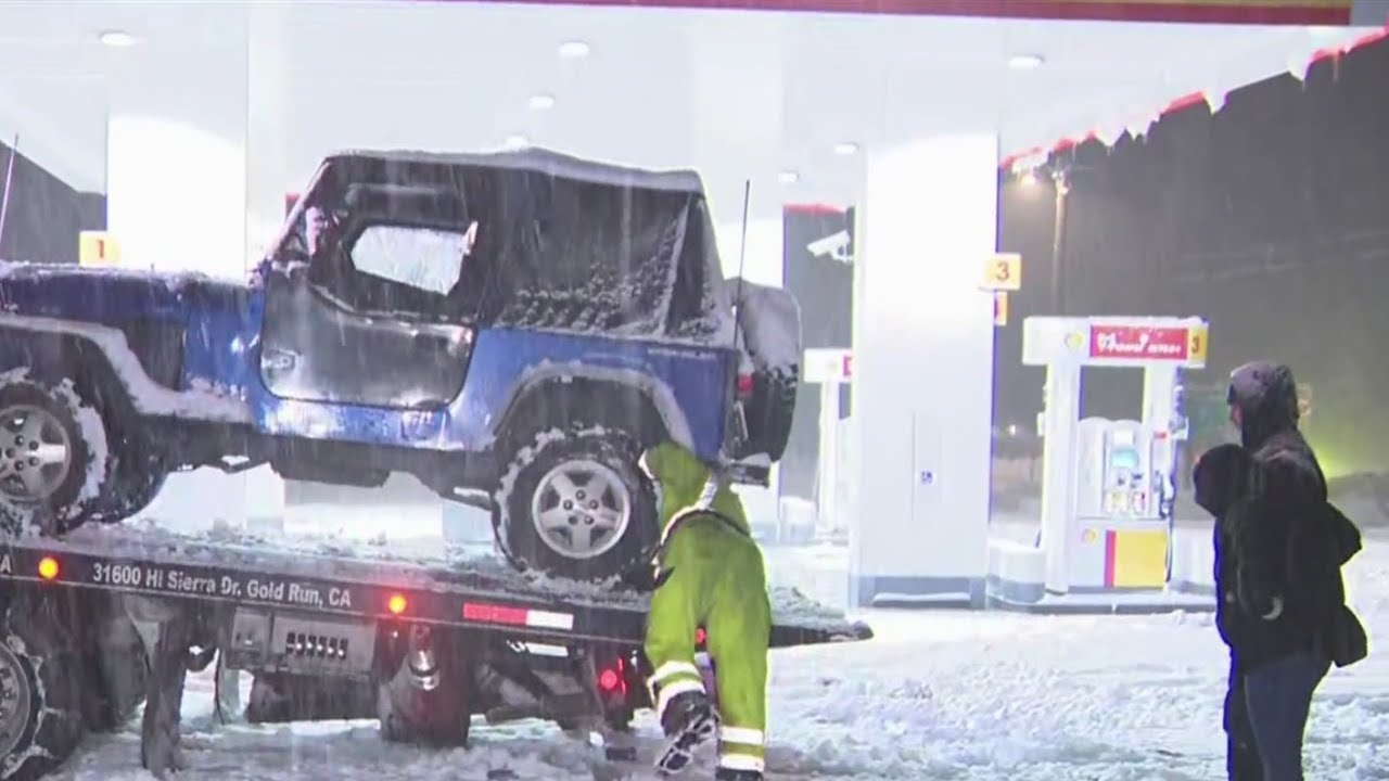 Heavy snow impacts travel along Interstate-80