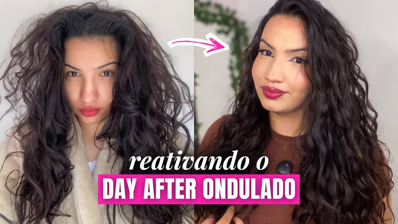 Como REATIVAR as ONDAS no DIA SEGUINTE | Como Cuidar do Cabelo Ondulado EP. 04