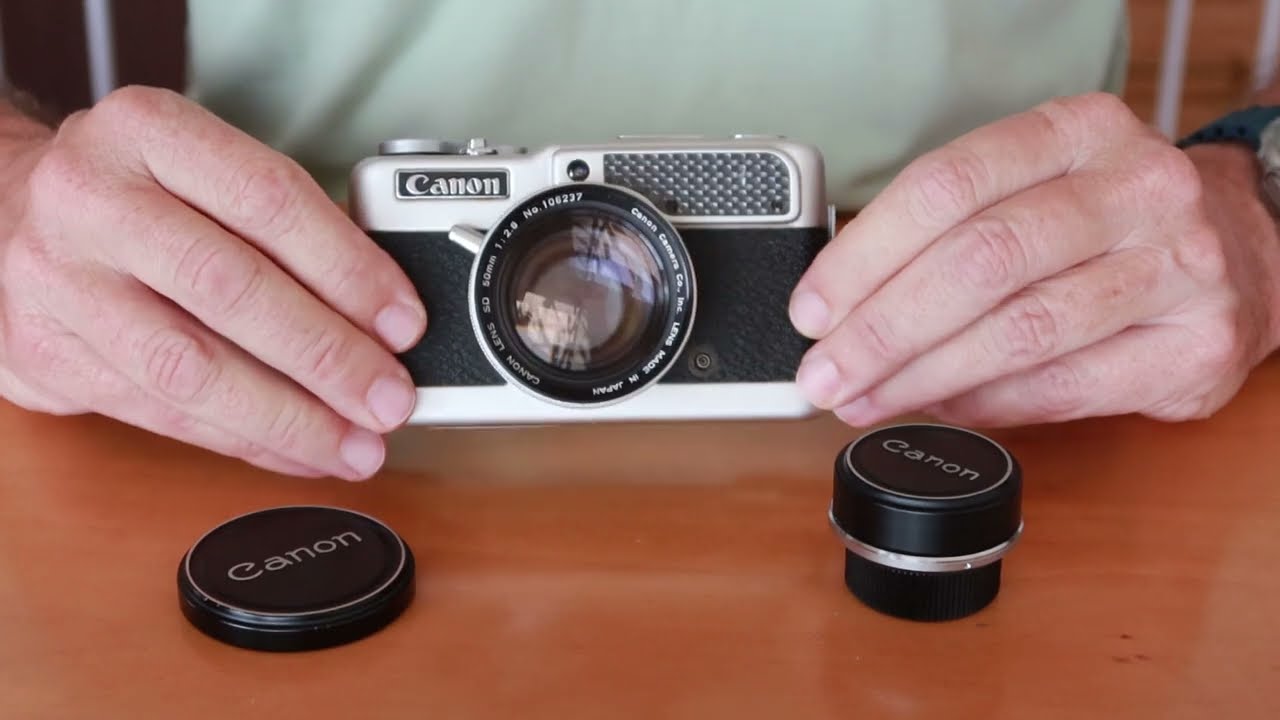 Canon Demi C, and interchangeable lens, half-frame camera