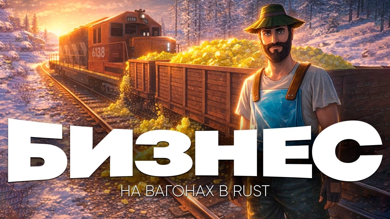 ВАГОННЫЙ БИЗНЕС! Который ПРИНОСИЛ МИЛЛИОНЫ СЕРЫ! Война с деревней ИНОСТРАНЦЕВ в Rust Раст