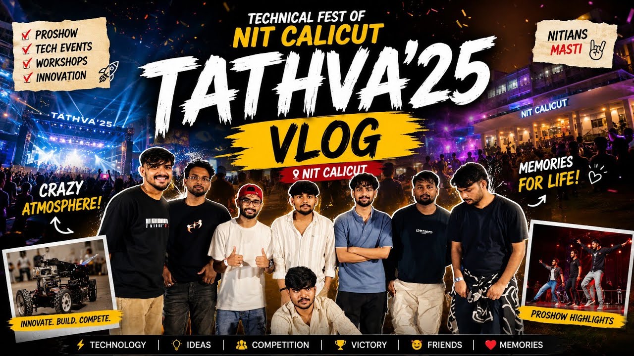 TATHVA'25 - NIT Calicut Vlog 🔥