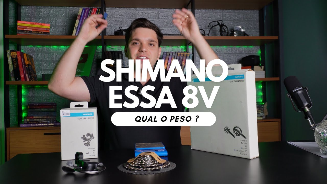 SHIMANO ESSA 8V | o novo grupo coroa unica de 8v da shimano!