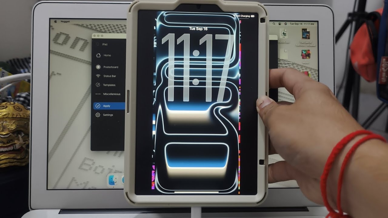 How to install iPhone 17 Pro Tendies Wallpaper on Old iPhone using Nugget 😭