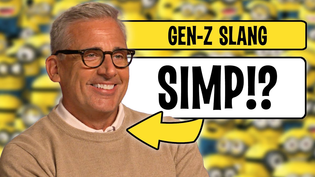 Steve Carell Learns Gen Z Slang Words 😂 Despicable Me 4 Interview