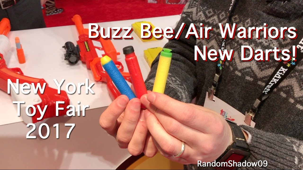 Buzz Bee/Air Warriors New Darts - NY Toy Fair 2017