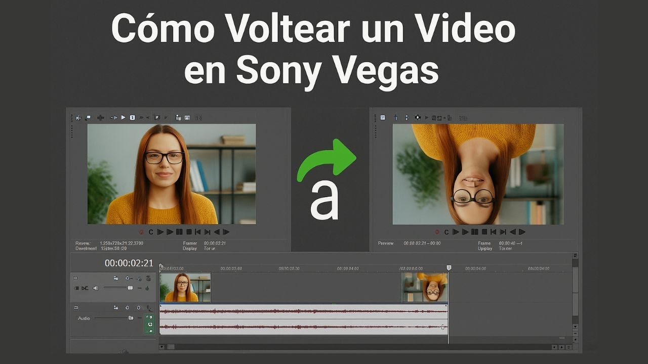 🔄 Cómo Voltear un Video en Sony Vegas | Modo Espejo Paso a Paso 🪞🎬