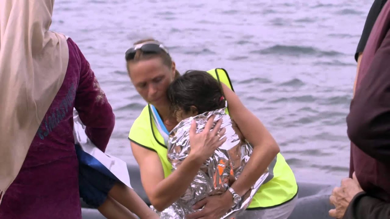 Samaritan's Purse: Refugee Boats Arrive in Lesbos, Greece (Sept 28, 2015)