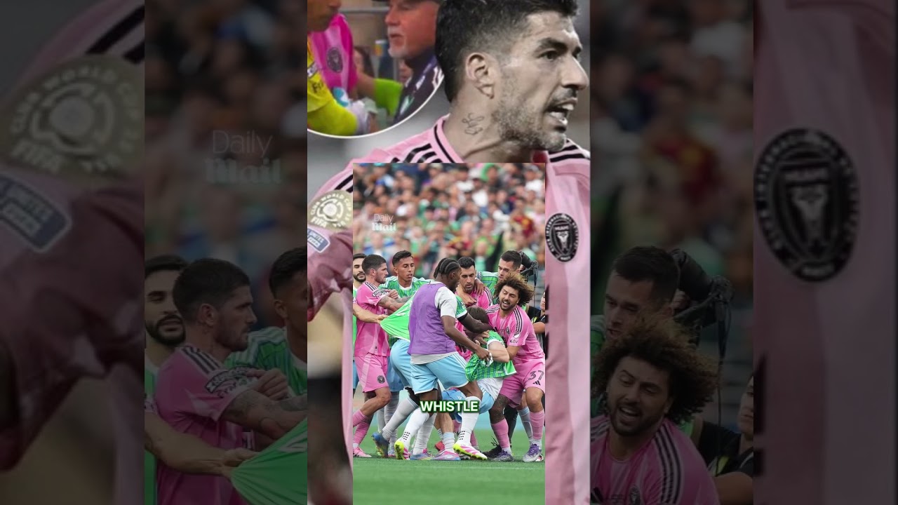Disgusting footage shows Luis Suarez SPITTING on a rival coach