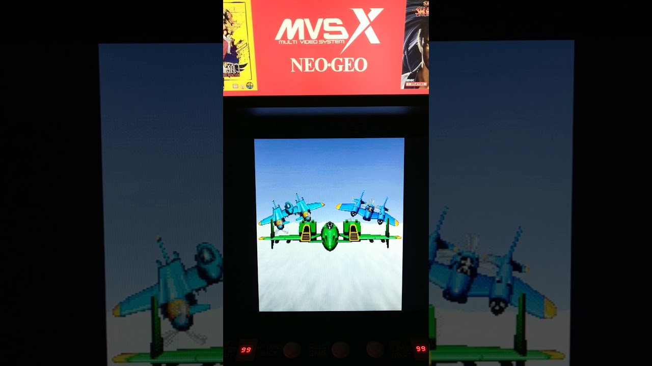 MVSX Battle Bakraid Arcade 1999 shootem'up 🛩️