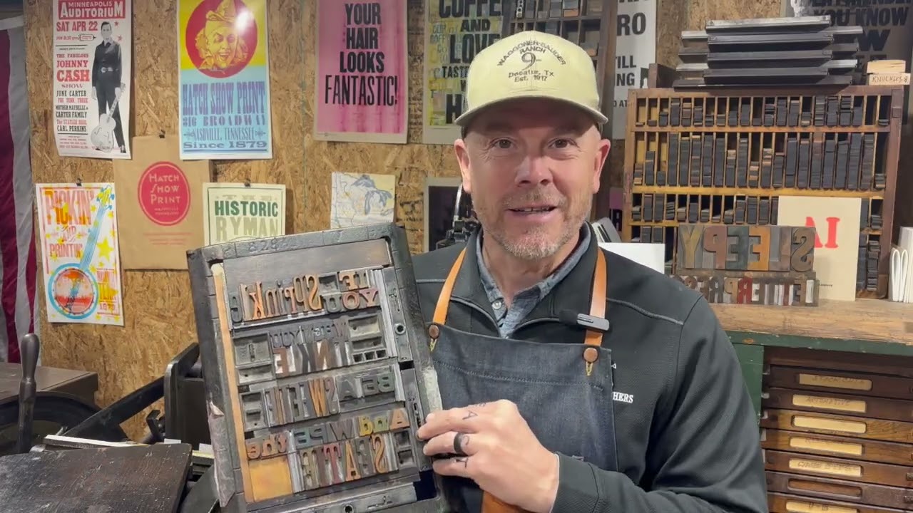 Letterpress Printed Sign - Wipe the Seatie