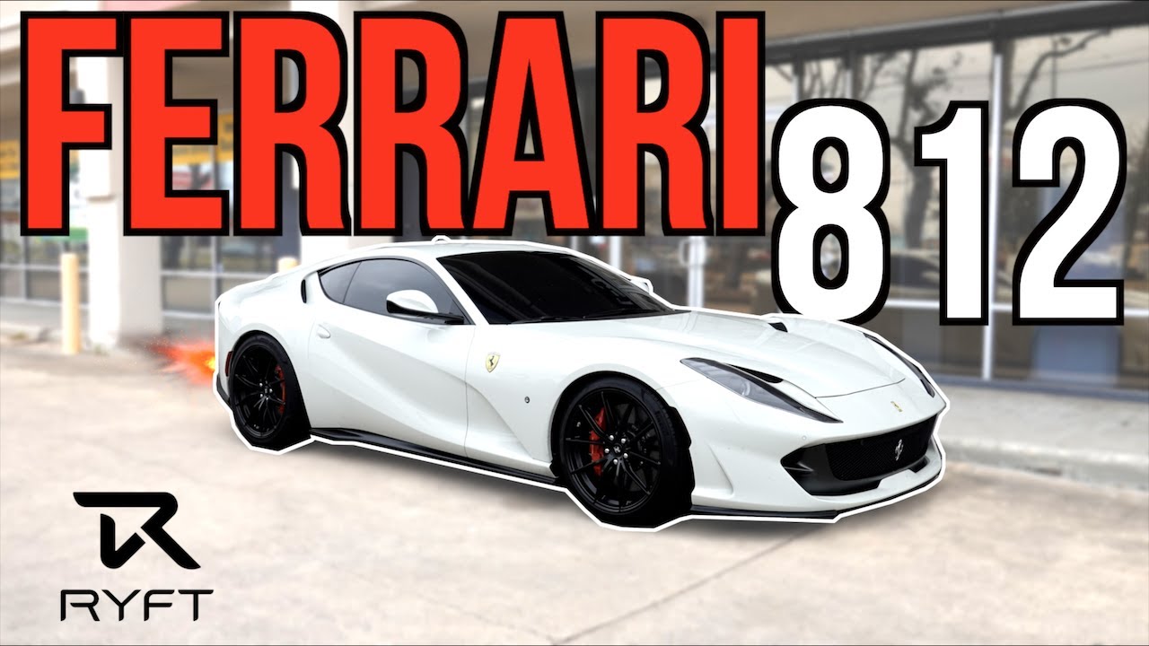Ferrari 812 Superfast: 1 of 1 Ryft Titanium Exhaust (Startup, Rev, Drive by, Test Drive) Very Loud!