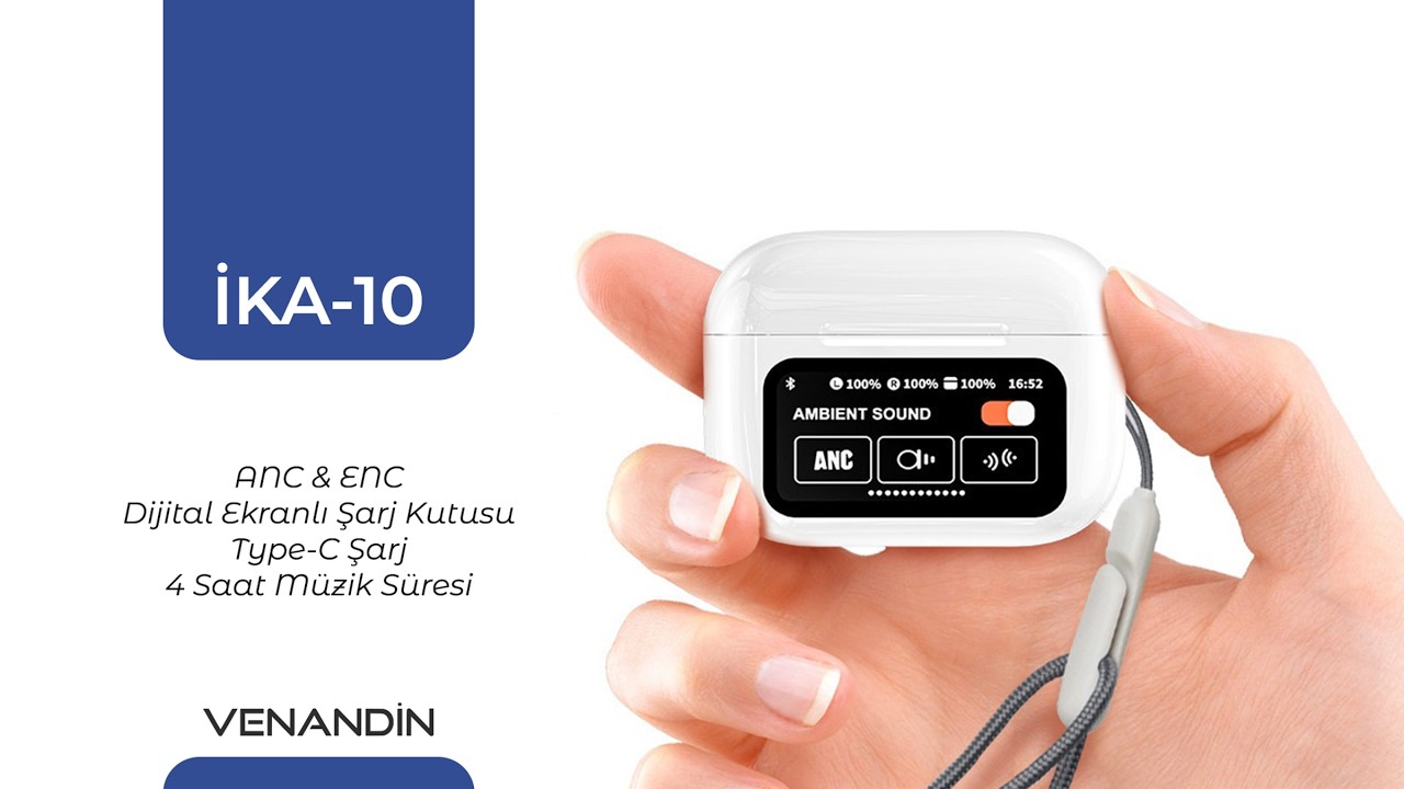 Teknoloji | Venandin IKA-10 Bluetooth Kulaklık | Güçlü Bass & Uzun Pil | İthal & Toptan