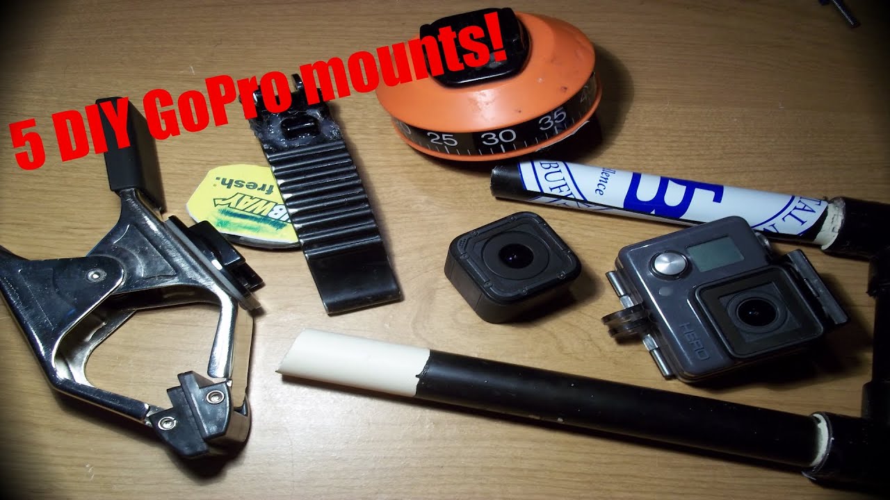 5 DIY GoPro Mounts