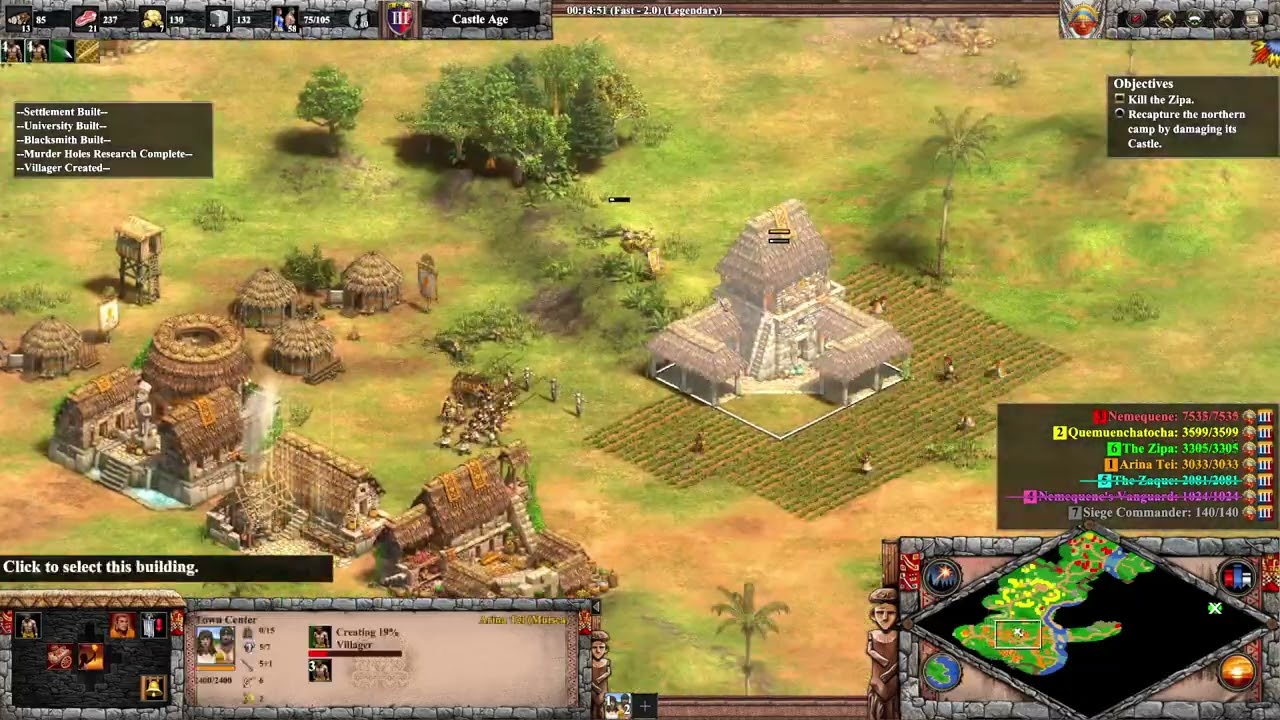 AoE2:DE - The Last Chieftains - El Dorado 1: Slash and Burn (Nemequene Option)