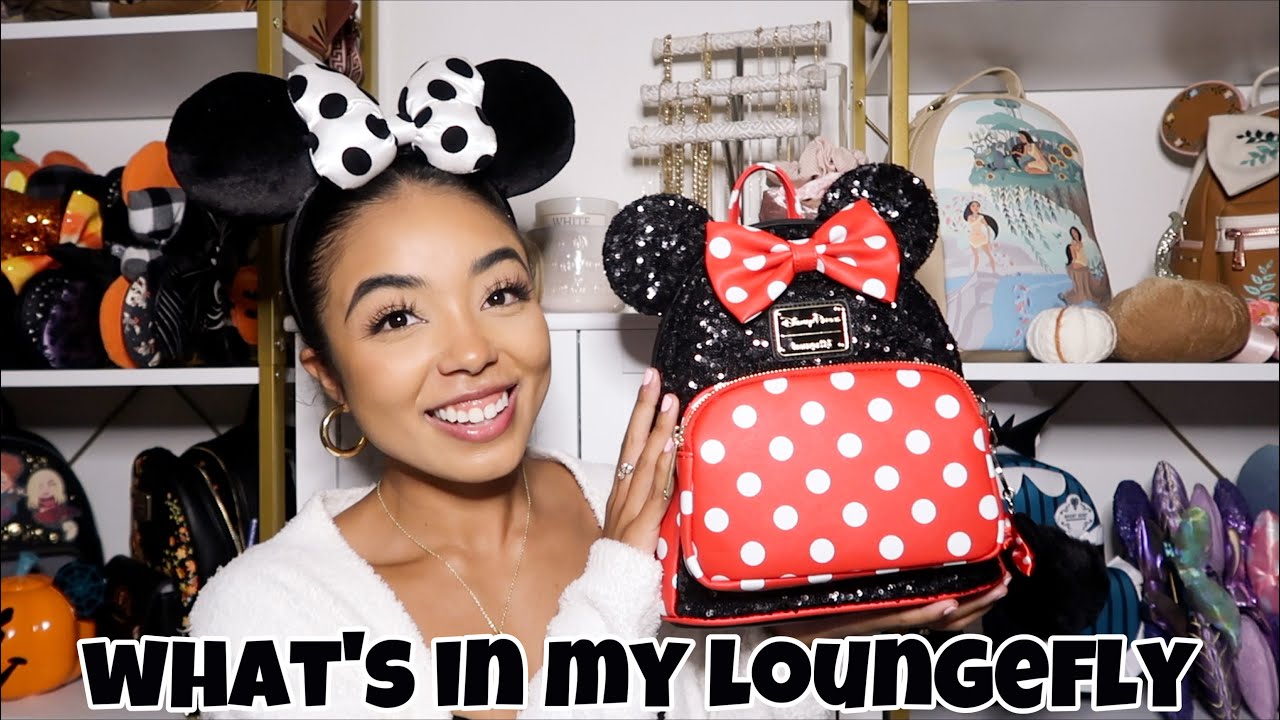 What’s in my DISNEY LOUNGEFLY?! (fall + winter edition)