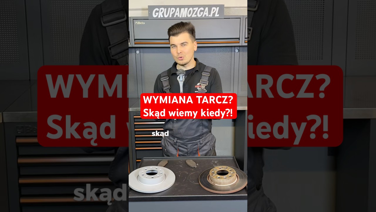 Wymiana tarcz hamulcowych? Skąd wiemy kiedy?! #motoryzacja #warsztat #mechanik #viral #samochody