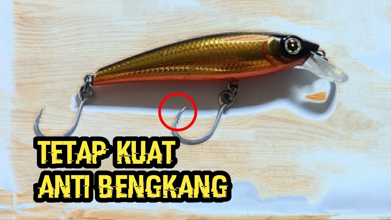 CARA PASANG SINGLE HOOK MINNOW
