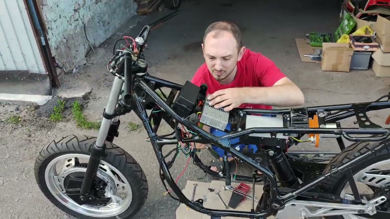 Проект Honda MVX 250 F EV / Електробайк своїми руками. Епізод №9 Збірка проводки