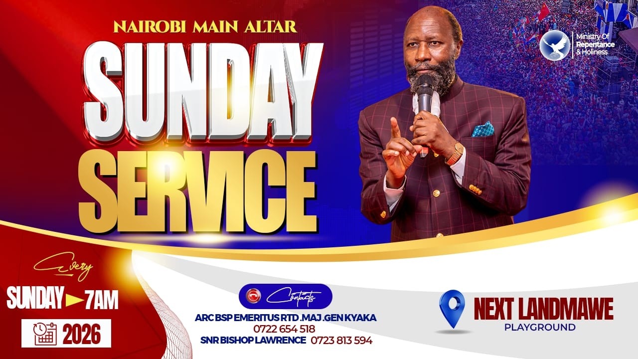 NAIROBI MAIN ALTAR SUNDAY SERVICE 1ST MARCH 2026
